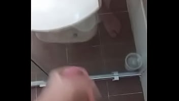 Cumming in the shower