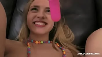 Russian girl milana spreads her ass wide for cock and takes it deep