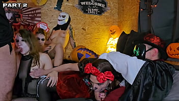 Scary porn movie halloween goes anal orgy alice maze irogenia lyna jade coquette lety howl 5on4 hardcore party episode 2