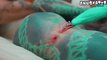 Lesbian show with big toys extreme toy masturbation