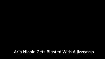 Aria nicole gets blasted with a jizzcasso