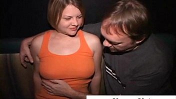 Real teeny sucks cock