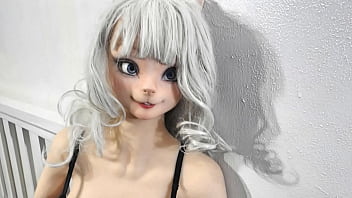 Squirrel lady gives herself a good pounding with a big huge ten inch realistic dildo bestrealdoll