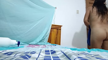 Latina woman gapes her ass doggy style real homemade porn