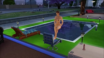 Big breasted college drop out lays around nude in her backyard masturbating while being watched Big breasted college drop out lays around nude in her backyard masturbating while being watched