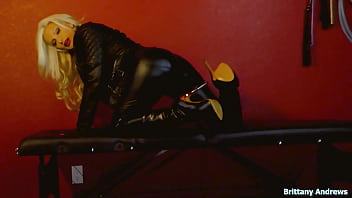 Lovely blonde brittany andrews masturbates with a dildo