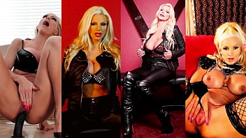 Lovely blonde brittany andrews masturbates with a dildo