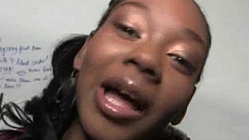 Interracial fun through a gloryhole