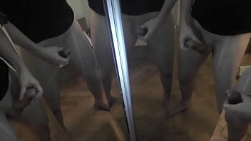 One man 6 cocks mirror cumshot