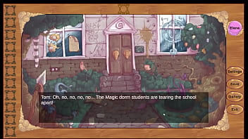 Magic dorm 2 psychedelic hentai game ep 1 weird goddess of sex have to save the world