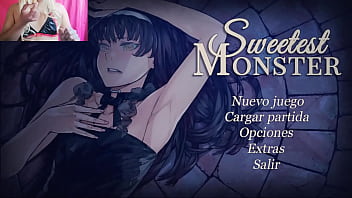 Travesti reaccionando jugando erogue sweetest monster