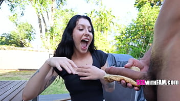 Stepbrother's meaty makeup for mishaps