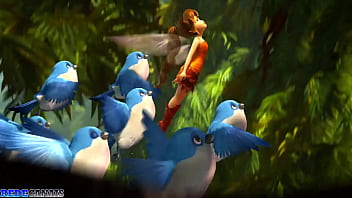 Tinker bell no ref&uacute;gio das fadas voc&ecirc; vai agora para de fazer lamban&ccedil;a