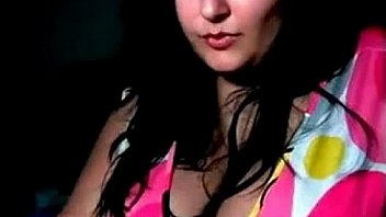 Girl shows her big tits on webcam
