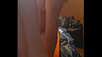 Playing with her tits and hand job