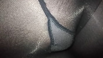 Crossedressing Sissy In Tights And Shaved Cock thumbnail