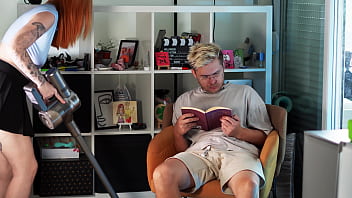 She distracts me from studies with a blowjob