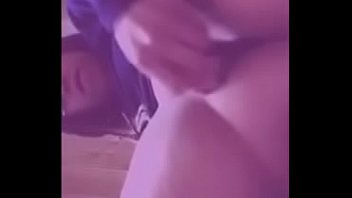 Monique plays with her pussy for daddy