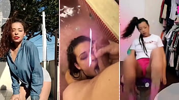Compilado de videos morena gostosa fazendo punheta guiada joi