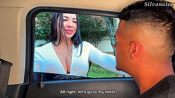 Sexy busty latina milf in heels silvana lee gets picked up in public by a guy with a big dick