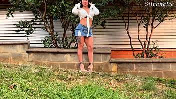 Sexy busty latina milf in heels silvana lee gets picked up in public by a guy with a big dick