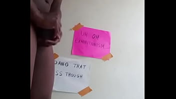 Choosing between uh oh exhibitionism or dang that ass though for an aesthetic background 3