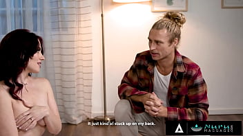 Horny milf asks her neighbor to fuck her