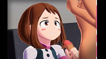 Ochako doesn't stop fucking all day in my house