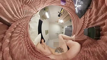 Playing with amazing ginger girl letting her bob and ride on me