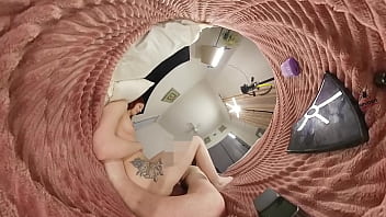 Playing with amazing ginger girl letting her bob and ride on me