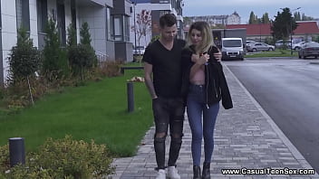 Casual teen sex enjoy the exquisite touch of hot cum on her silky smooth skin what a view