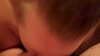 Girl takes large facial