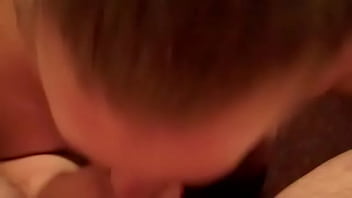 Girl takes large facial