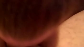 Girl takes large facial