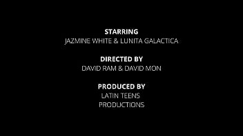 Jazmine white and lunita galactica wants their ass destroyed 4 on 2 monster cocks lesbians dap