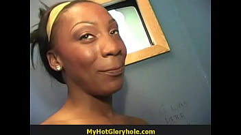 Awesome deepthroat hot girl blows cock through gloryhole 8