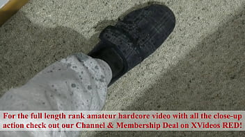 Nz milf slut attempts to piss on herself lying on a bed but gets it badly wrong