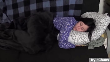 Nicole foxx flashes and plays with her titties