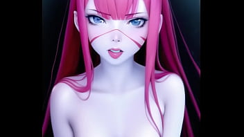 Pink haired big boobs hentai