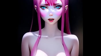 Pink haired big boobs hentai