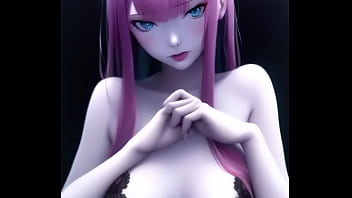 Pink haired big boobs hentai
