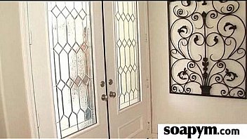 Babe gives erotic soapy massage 13