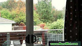 Soapy sensual massage sex for horny client 23