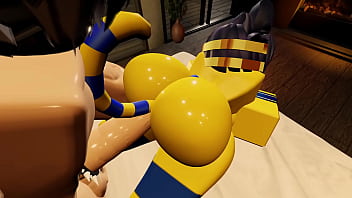 Clapping some ankha's ass in a condo on roblox