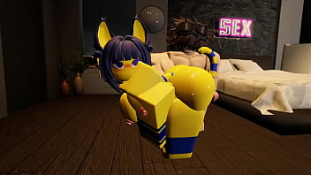 Clapping some ankha's ass in a condo on roblox