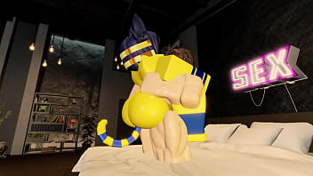 Clapping some ankha's ass in a condo on roblox