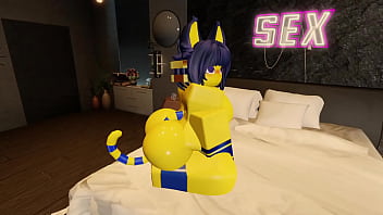 Clapping some ankha's ass in a condo on roblox