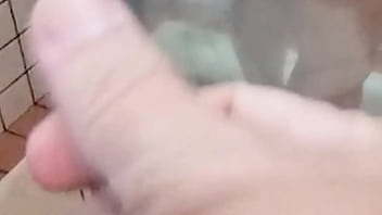 My cuckold neighbor and my slutty neighbor in the shower seduce and invite a beautiful black boy to go to his house and fuck his slutty wife with no condoms