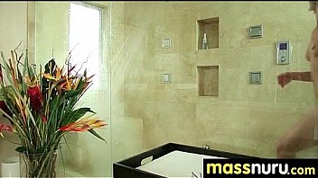 Slippery nuru massage for lucky dude 3