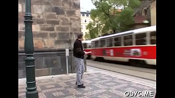 Swingeing brunette young petra getting banged